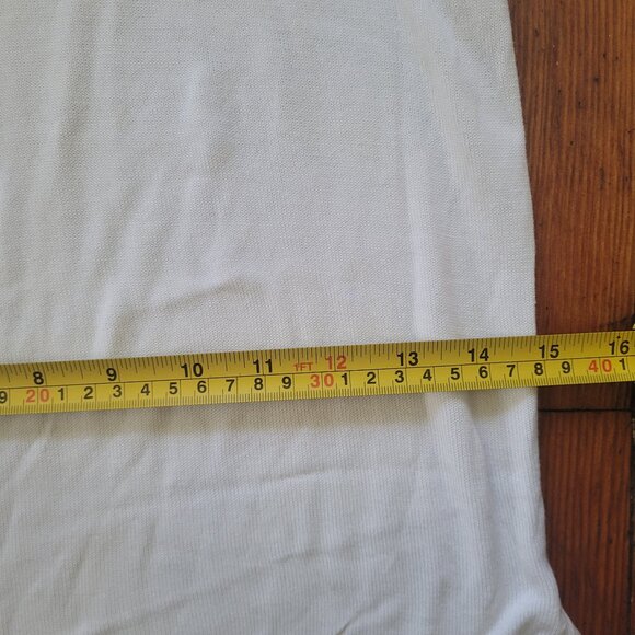 Derek Lam Tan White Tee, sz Small-Medium - Picture 7 of 10